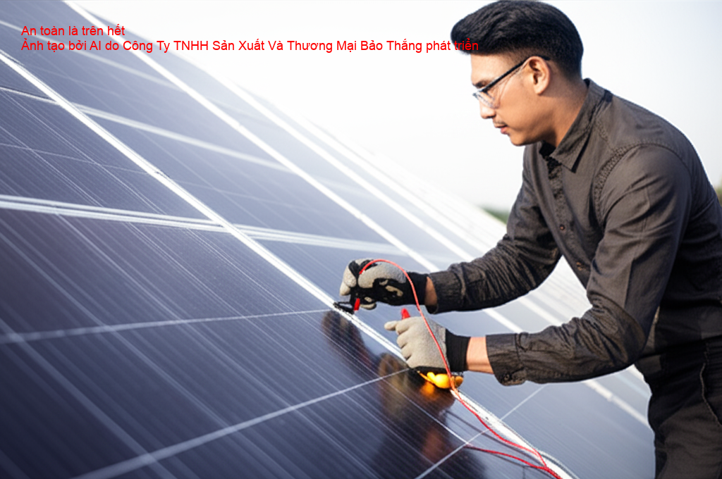 Kiểm tra an toàn điện hệ thống solar