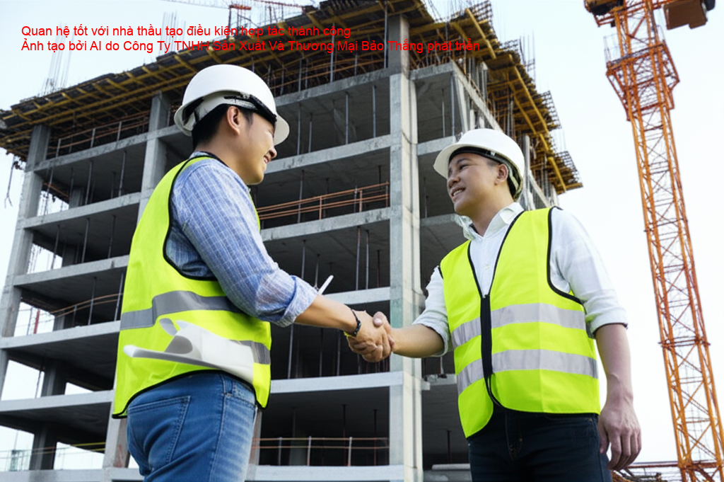 Xây dựng mối quan hệ tốt với nhà thầu dự án cao tầng thép
