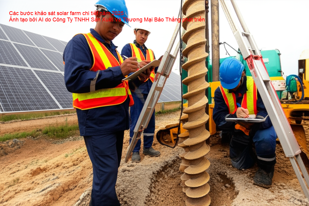 Các bước khảo sát solar farm chi tiết năm 2025