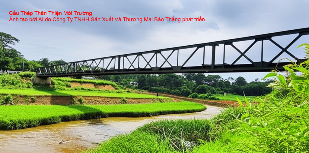 Cầu thép nông thôn thân thiện với môi trường
