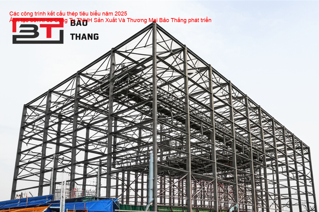 Các công trình kết cấu thép tiêu biểu năm 2025