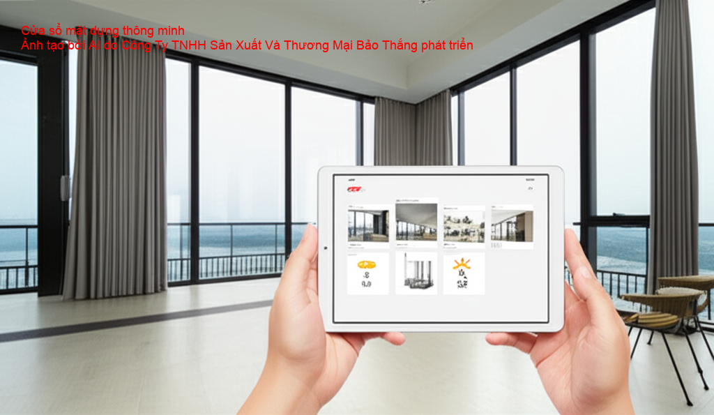 Cửa sổ mặt dựng tích hợp hệ thống điều khiển thông minh, tăng tiện nghi cho người sử dụng