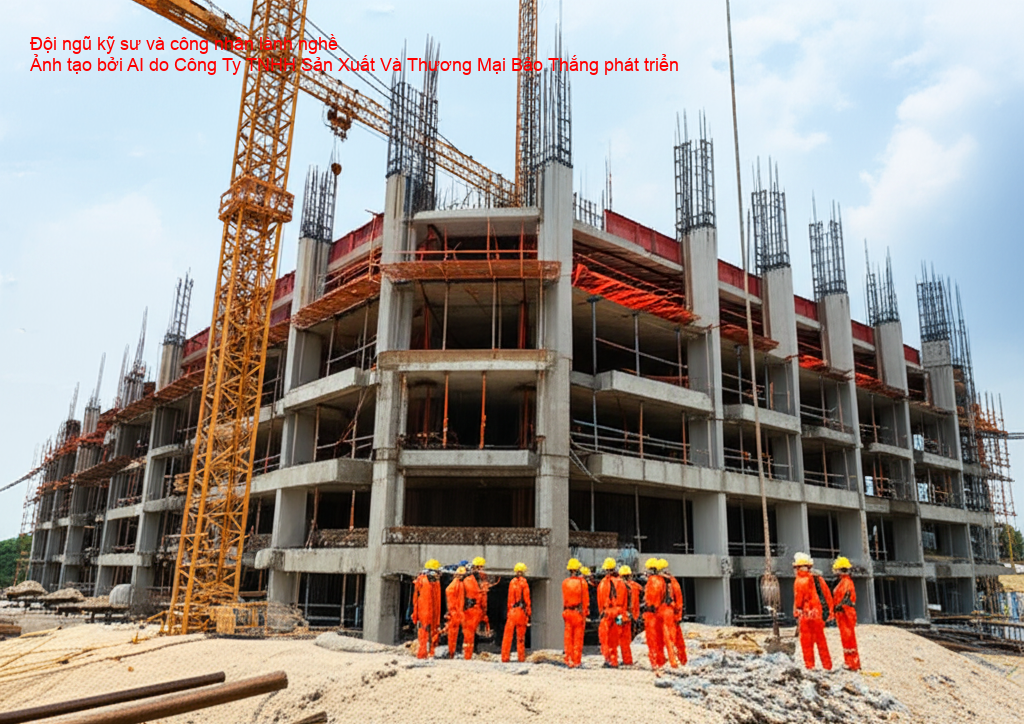 Đội ngũ kỹ sư và công nhân của Bảo Thắng