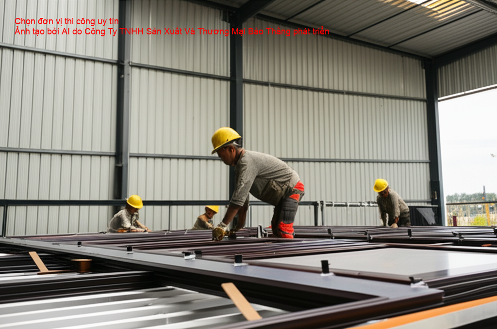 Chọn đơn vị thi công uy tín, kinh nghiệm