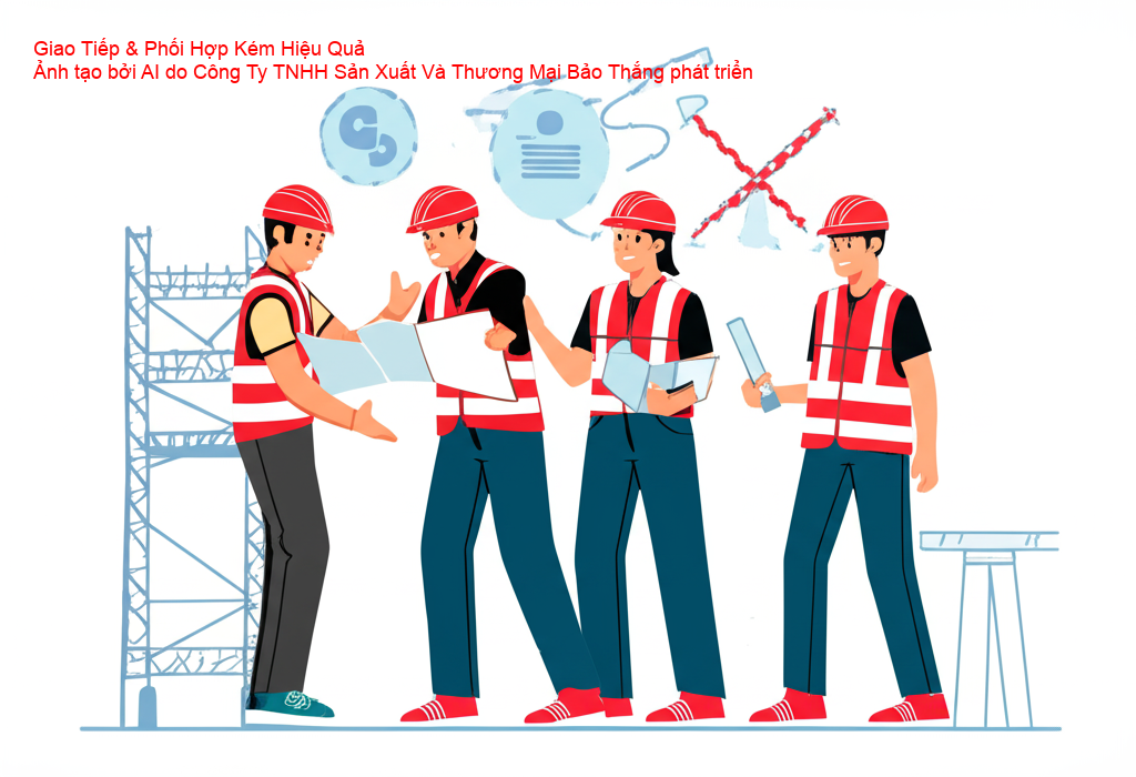 Giao tiếp kém hiệu quả gây mâu thuẫn trong dự án xây dựng