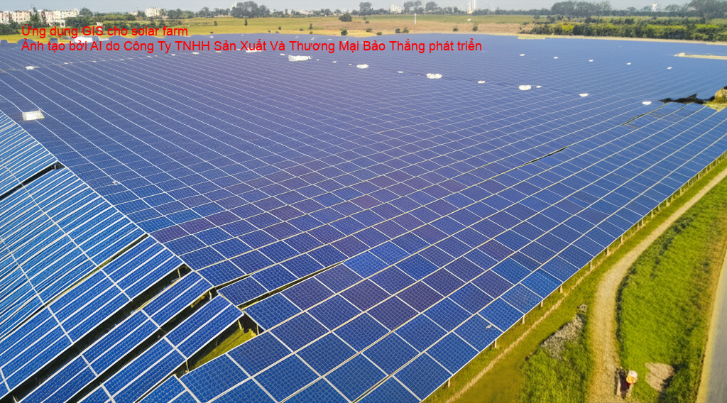GIS trong dự án solar farm