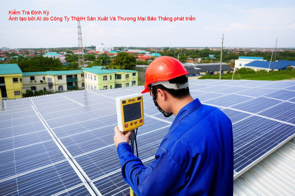 Kiểm tra định kỳ kết cấu solar