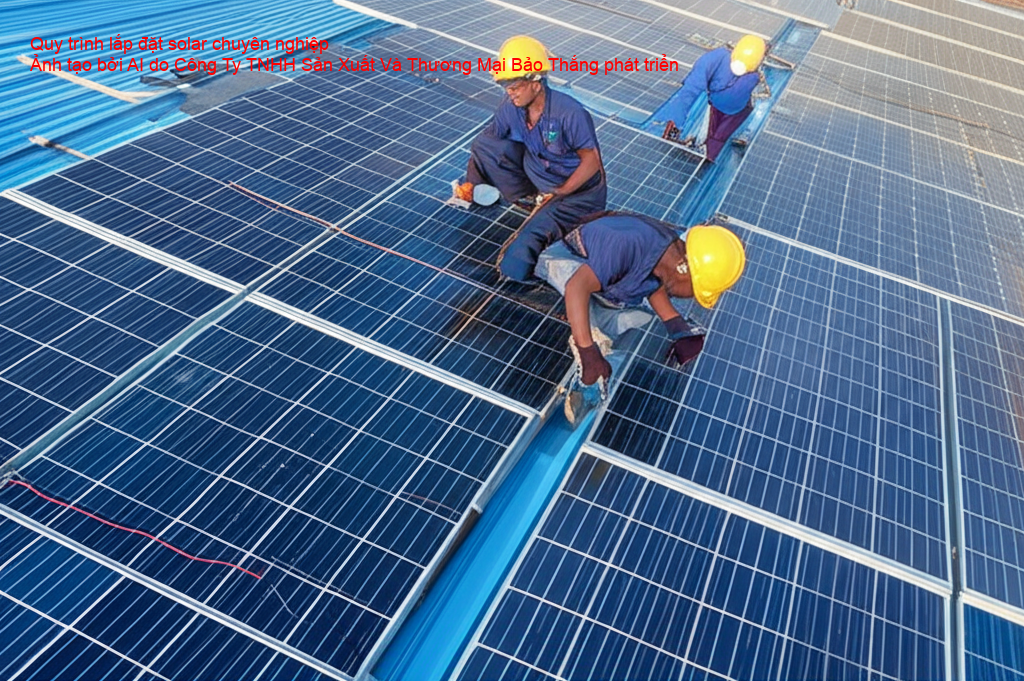 Quy trình lắp đặt solar chuyên nghiệp