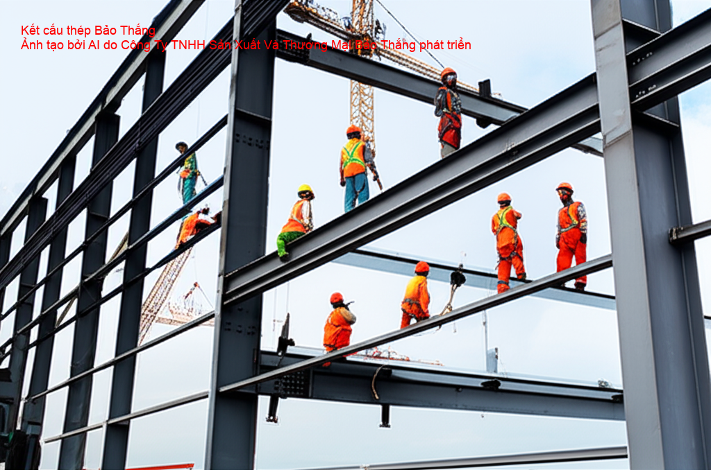 Kết cấu thép Bảo Thắng: Giải pháp nhà xưởng kết cấu thép chất lượng cao.