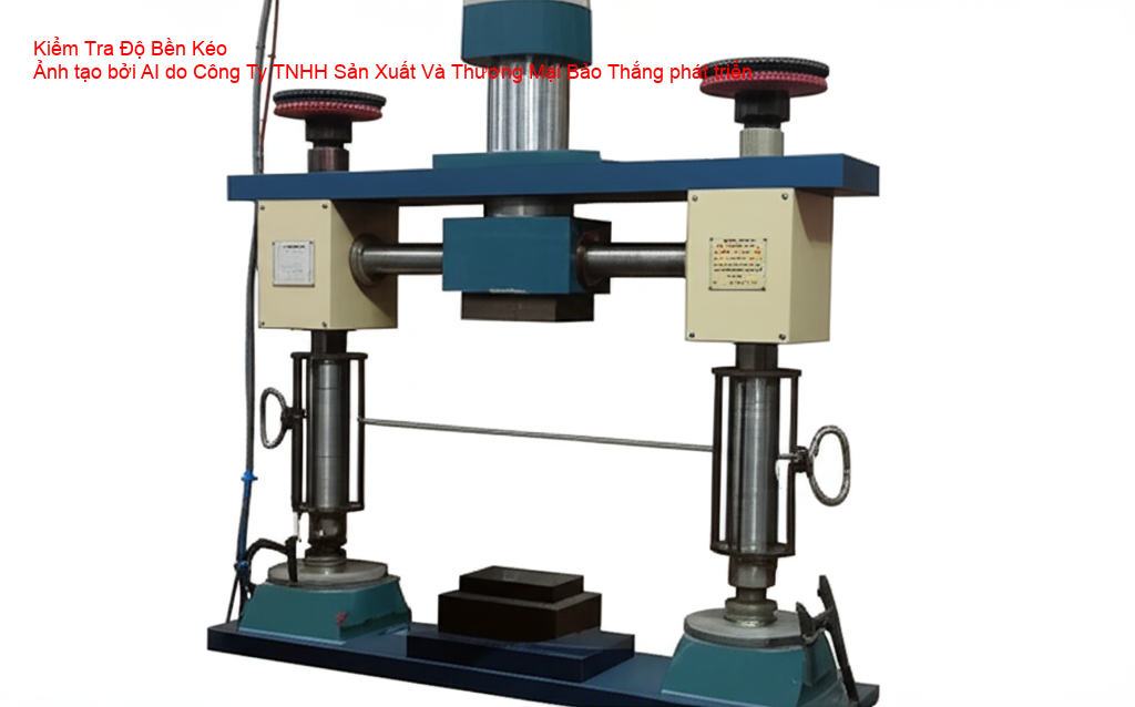 Kiểm tra cơ tính vật liệu thép bằng máy kéo nén
