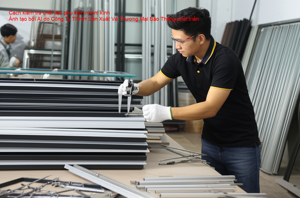 Kiểm tra chất liệu phụ kiện nhôm kính để đảm bảo độ bền