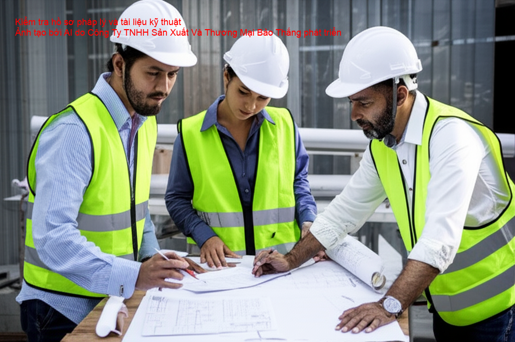 Kiểm tra hồ sơ pháp lý công trình thép