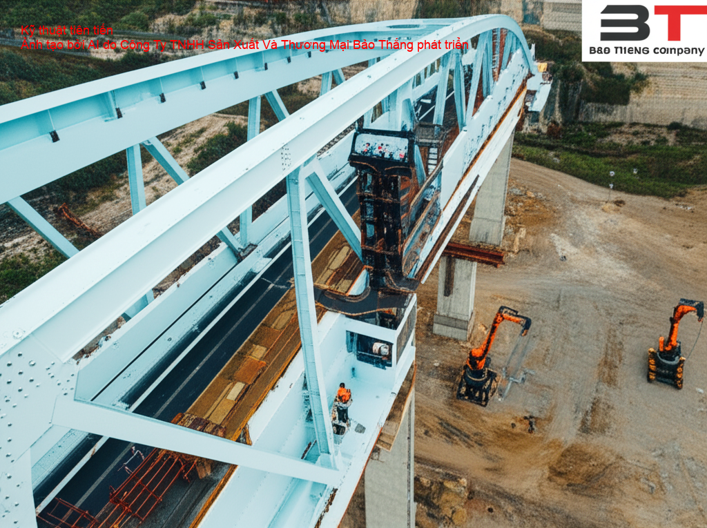 Kỹ thuật thi công cầu thép tiên tiến năm 2025