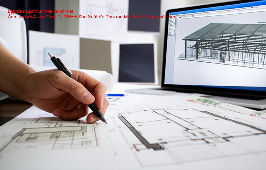 Lập kế hoạch và thiết kế chi tiết thi công triển lãm thép