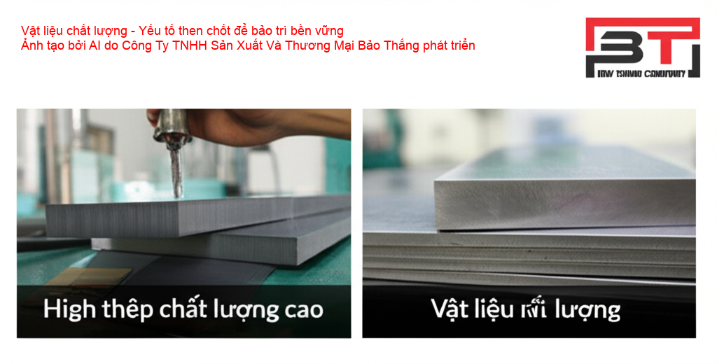 Sử dụng vật liệu chất lượng để bảo trì nhà xưởng thép