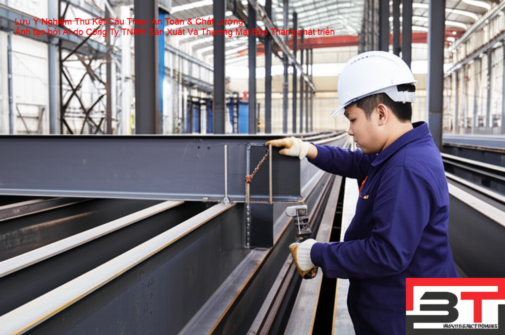Lưu ý quan trọng khi nghiệm thu công trình kết cấu thép năm 2025
