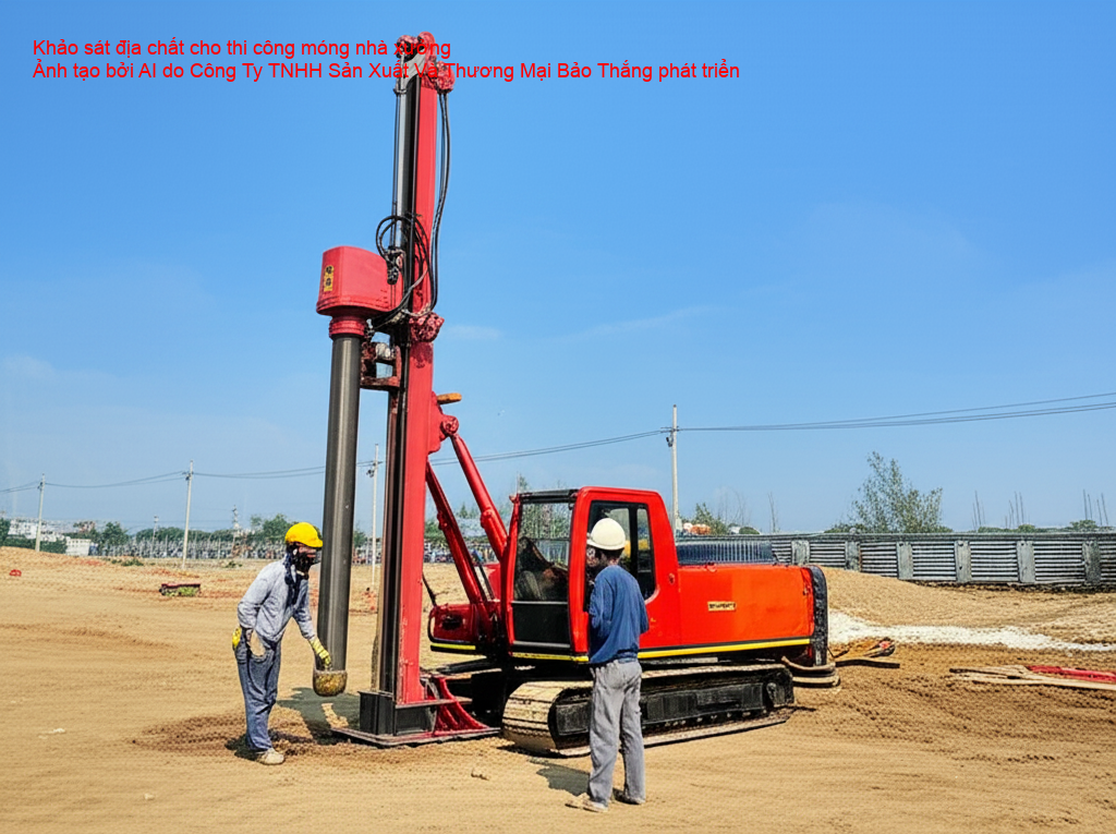 Khảo sát địa chất công trình nhà xưởng 2025