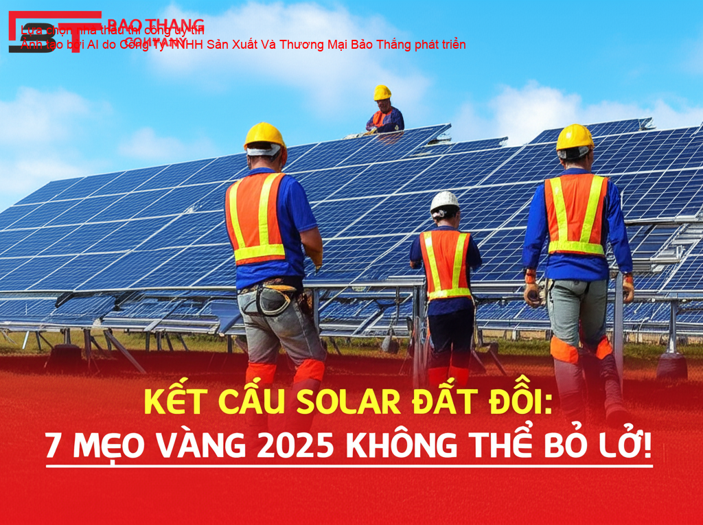 Lựa chọn nhà thầu thi công solar farm uy tín