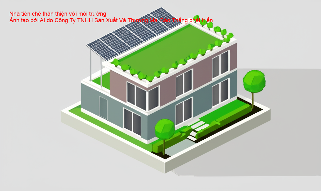 Nhà tiền chế thân thiện với môi trường