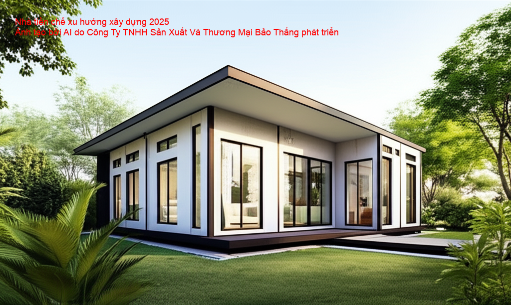 Nhà tiền chế xu hướng xây dựng 2025