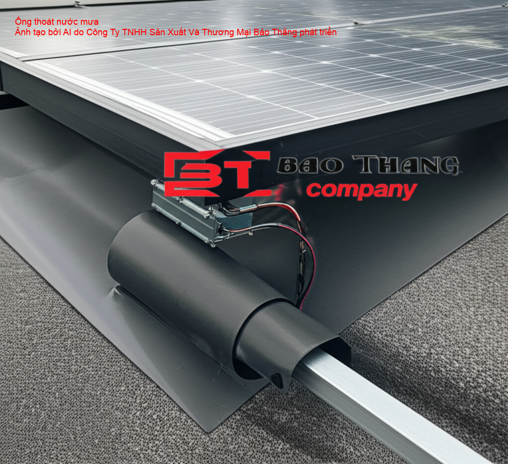 Ống thoát nước mưa được đặt đúng vị trí giúp thoát nước nhanh chóng và tránh ứ đọng