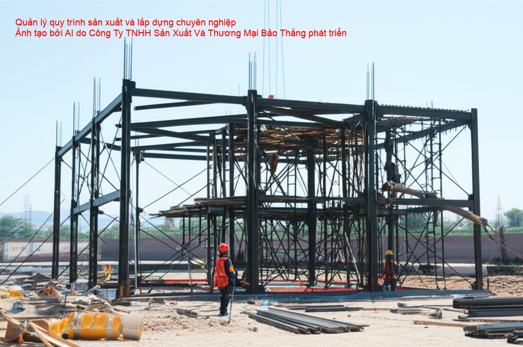 Quản lý quy trình sản xuất và lắp dựng chuyên nghiệp