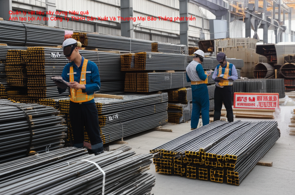 Quản lý vật liệu xây dựng hiệu quả cho TTTM thép