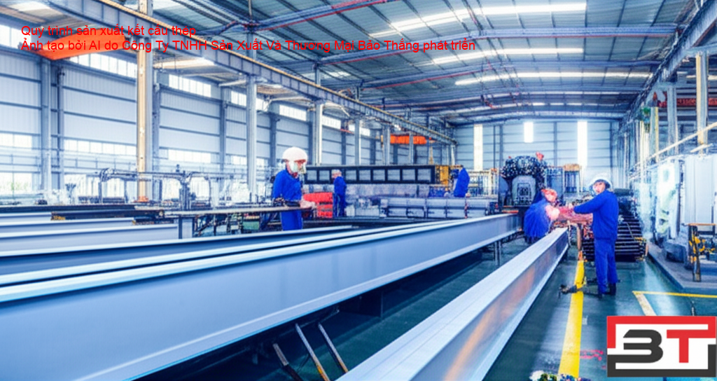 Quy trình sản xuất kết cấu thép tiên tiến
