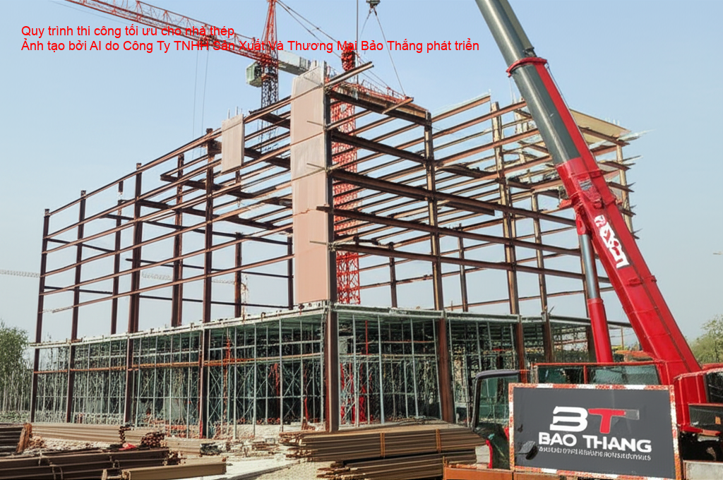 Quy trình thi công nhà thép tiền chế chuyên nghiệp