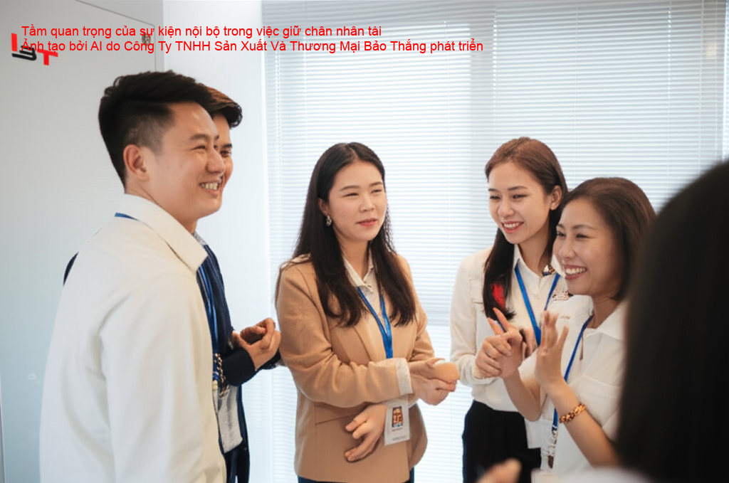 Sự kiện nội bộ giúp xây dựng môi trường làm việc tích cực, gắn kết và thể hiện sự quan tâm đến nhân viên, từ đó giữ chân nhân tài.