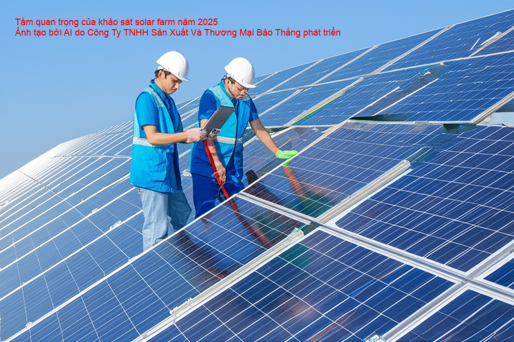 Tầm quan trọng của khảo sát solar farm năm 2025