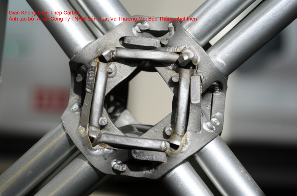 Giàn không gian làm từ thép carbon
