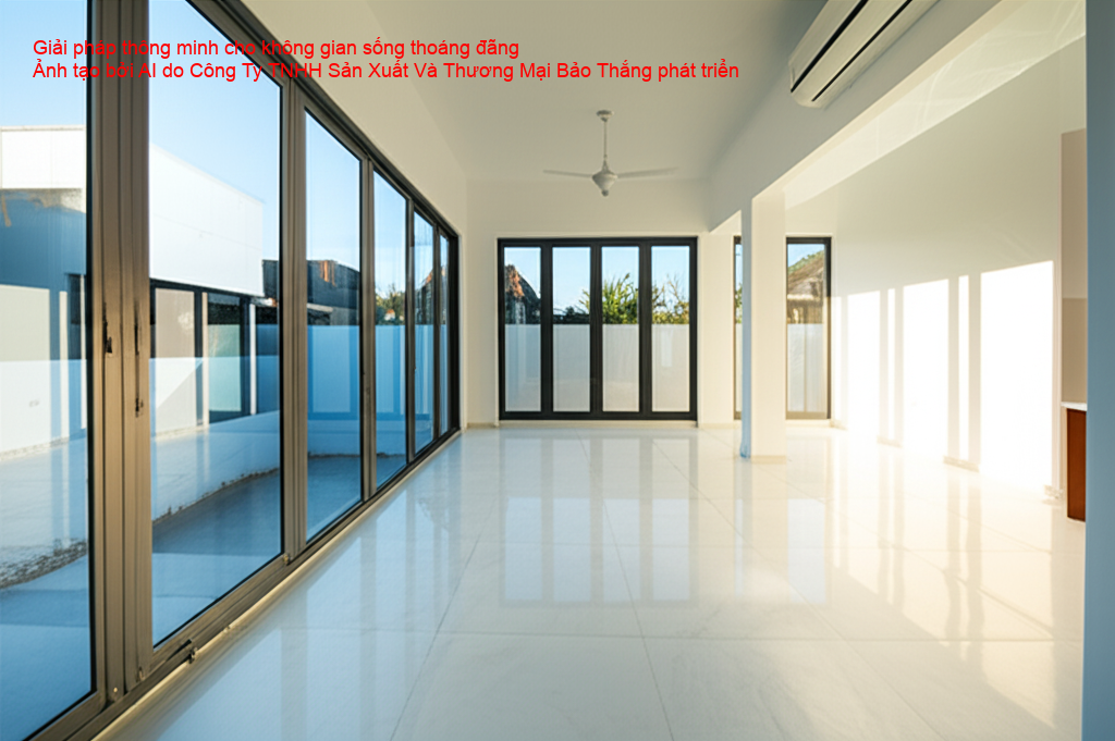 Tối ưu ánh sáng và thông gió cho nhà phố bằng cửa nhôm kính