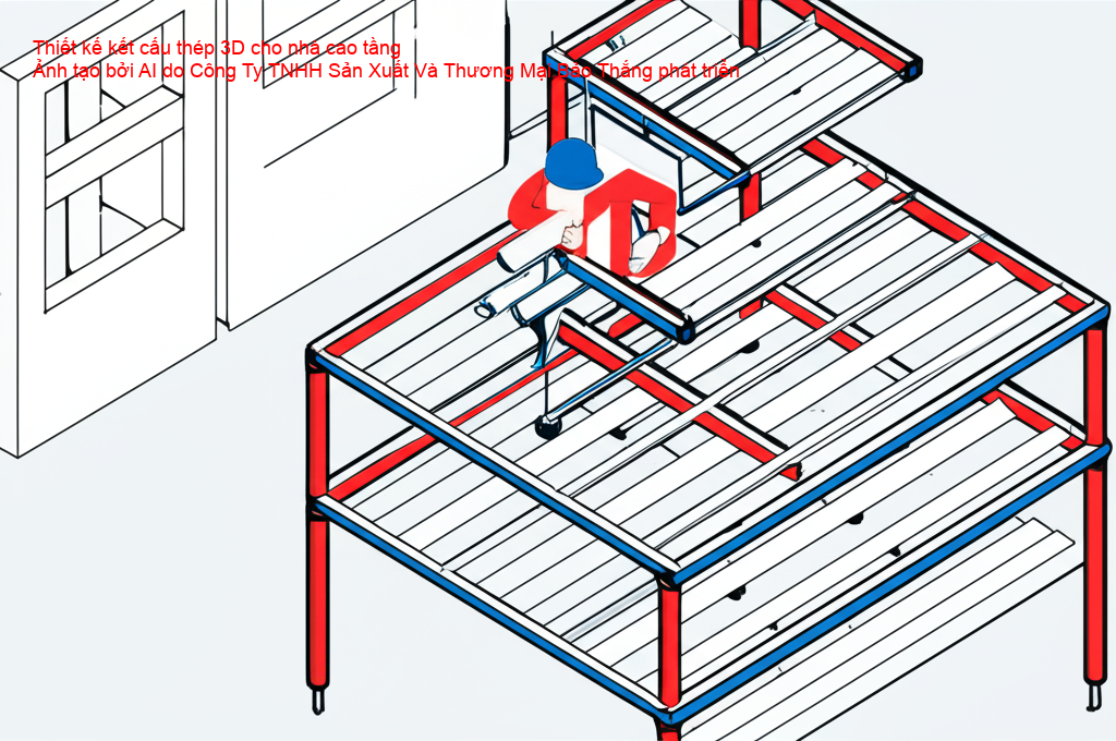 Thiết kế BIM kết cấu thép nhà cao tầng