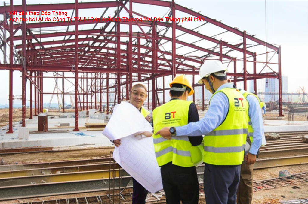 Kết cấu thép Bảo Thắng - Đơn vị thiết kế uy tín