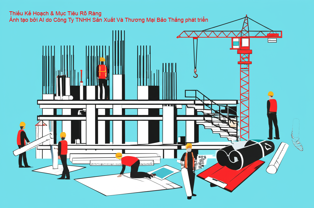 Thiếu kế hoạch rõ ràng dẫn đến thất bại dự án xây dựng