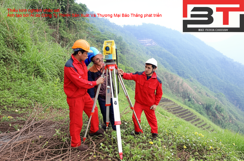 Thiếu kinh nghiệm trong khảo sát địa hình giàn không gian