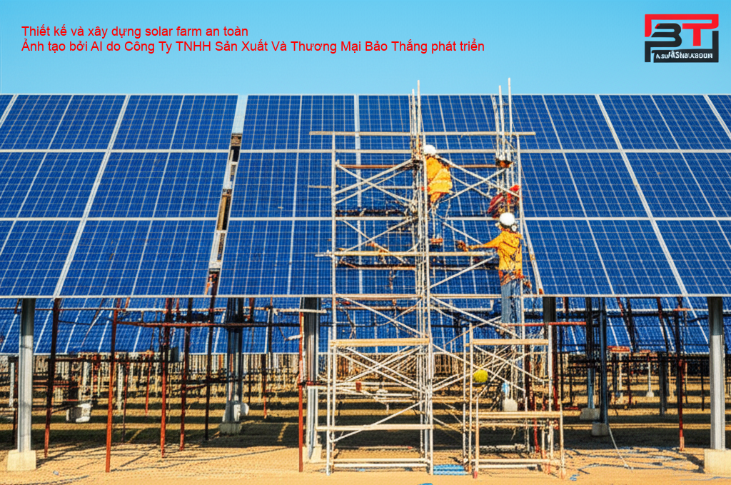 Thiết kế và xây dựng solar farm an toàn