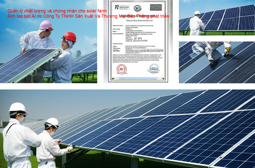 Quản lý chất lượng và chứng nhận cho solar farm
