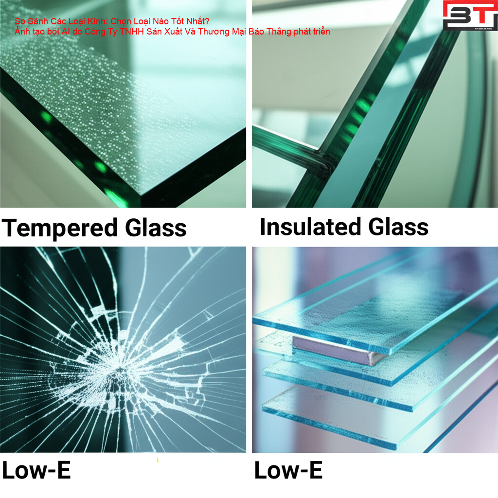 Các loại kính phổ biến trên thị trường 2025