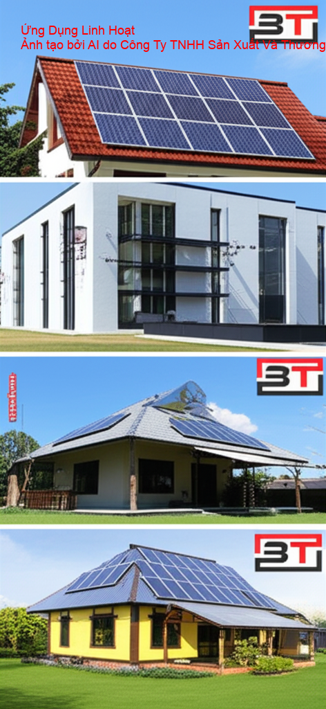Ứng dụng linh hoạt của solar gia đình