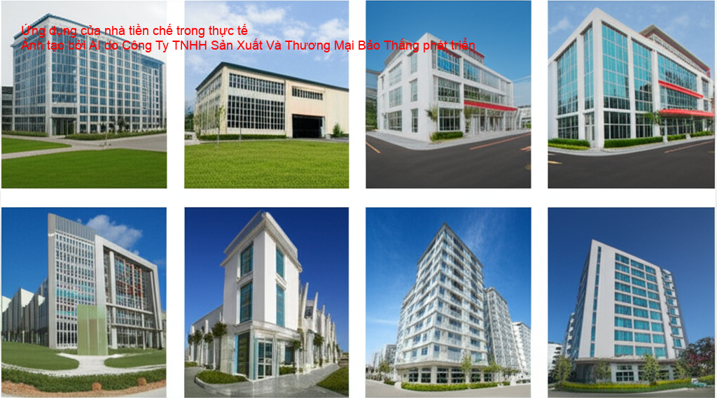 Ứng dụng của nhà tiền chế trong thực tế
