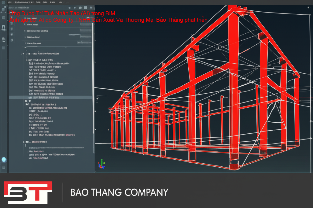 Ứng dụng trí tuệ nhân tạo AI trong BIM kết cấu thép