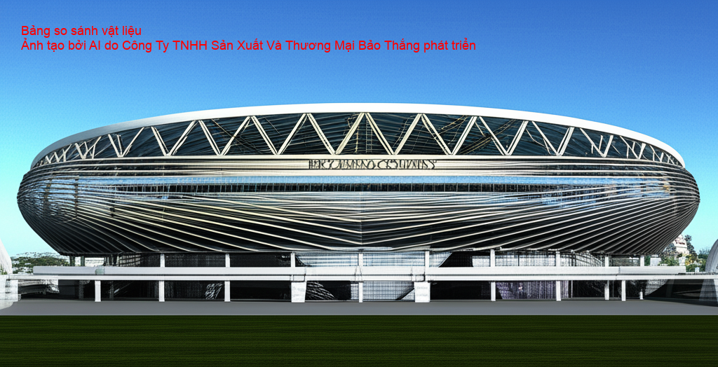 So sánh giàn không gian composite và kết cấu thép truyền thống