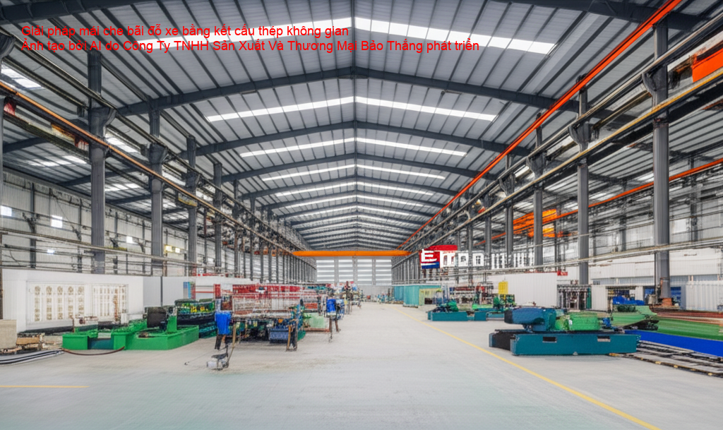 Cầu vượt bộ hành sử dụng kết cấu thép không gian