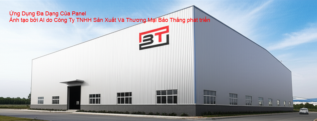 Nhà xưởng panel với nhiều ứng dụng khác nhau