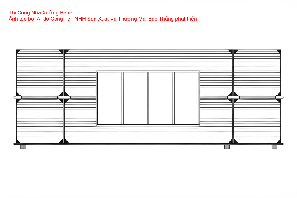 Thi công nhà xưởng panel nhanh chóng