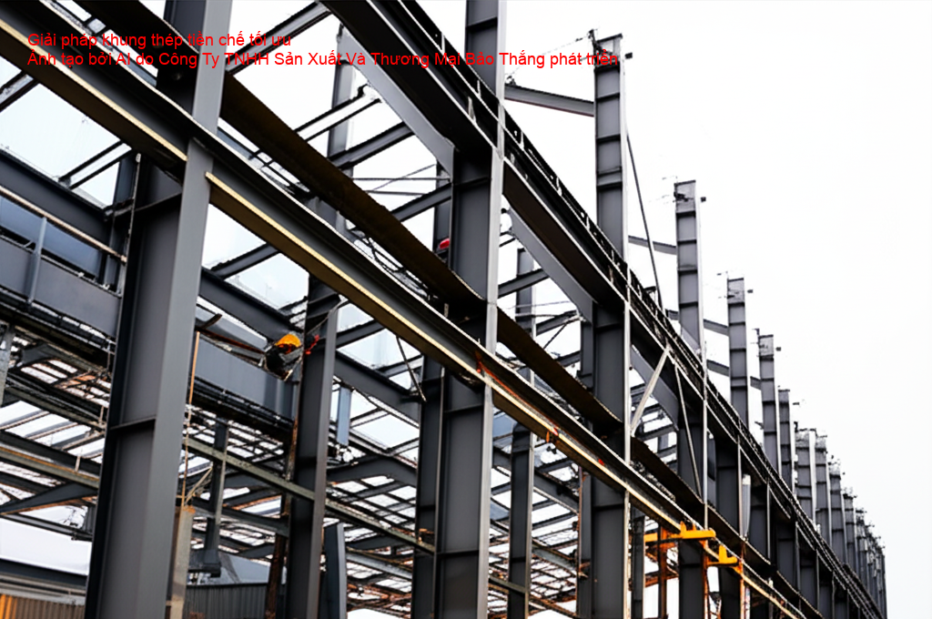 Khung thép tiền chế cho nhà máy xử lý rác thải