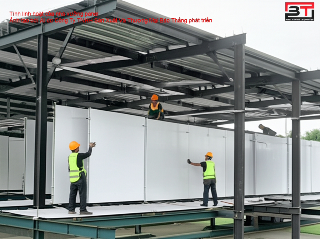 Nhà xưởng panel dễ dàng mở rộng và tái sử dụng