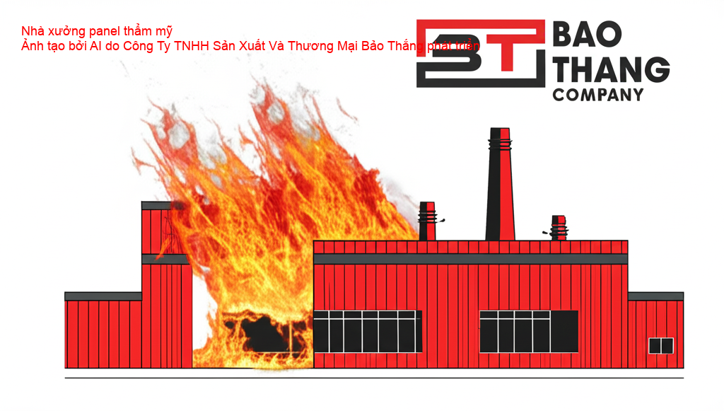 Thiết kế thẩm mỹ và hiện đại của nhà xưởng panel